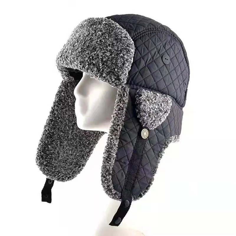 남성 여성 Uni따뜻한 트 랩퍼 비행가 기병 Earflap 겨울 플랩 스키 모자 새로운 폭격기 모자 따뜻한 모자